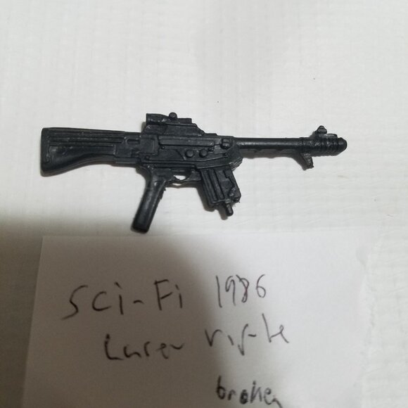Sci-Fi Beam Laser Rifle Accessory G.I. Joe Cobra 1986 V1 Hasbro Vintage Parts - Picture 2 of 2